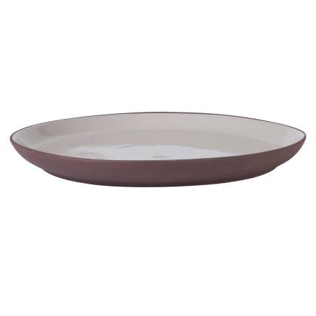 KL0227 Тарілка обідня SIENNA ,бежева, кераміка, діам. 26,5 см - 1 KL0227 Тарілка обідня SIENNA ,бежева, кераміка, діам. 26,5 см - 1