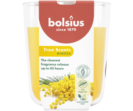 TRUE SCENTS Свічка в склі 9.7х8.5см аромат Мімоза (BOL-940356)