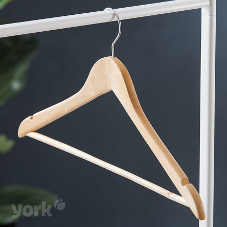 Вешалка YORK деревянная для одежды 1шт (YR-050) - 2
