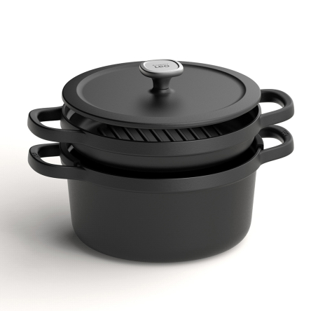 Сковорода-гриль з антипригарним покриттям BergHOFF LEO BALANCE SAGE 24х24см, 1.8л (3950467) - 2 Сковорода-гриль з антипригарним покриттям BergHOFF LEO BALANCE SAGE 24х24см, 1.8л (3950467) - 2