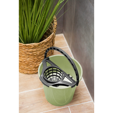 Ведро пластиковое YORK МОП 10л круглое + выжиматель (YR-4547) - 3 Ведро пластиковое YORK МОП 10л круглое + выжиматель (YR-4547) - 3