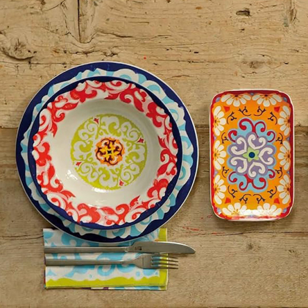 Набор обеденных тарелок Rose&amp;Tulipani Milano NADOR, керамика, диам. 27 см, 6 шт. - 3