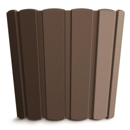 Горщик для квітів Prosperplast Boardee Basic 12х12х11см коричневий (25081-222) - 1 Горщик для квітів Prosperplast Boardee Basic 12х12х11см коричневий (25081-222) - 1