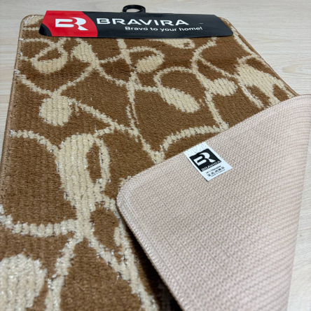 Килимок TM Bravira серія Classik (50х80см) бежевий Beige, поліпропілен (CLC202010 ) - 2