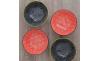 Набор мисок Kitchen Craft Red and Black Floral, керамика, диам. 15,5 см, 4 шт. - 3