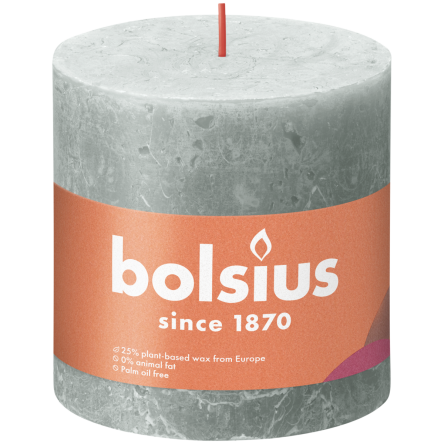 Свеча Рустик Bolsius SHINE столбик 10х5см нефрит (BOL-770368) - 1
