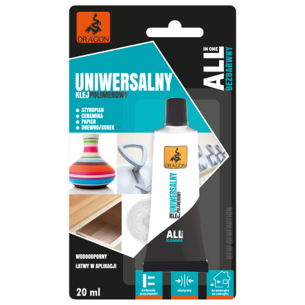 Клей универсальный POWER 20мл (DRG-56108) - 1 Клей универсальный POWER 20мл (DRG-56108) - 1