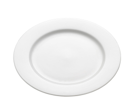 P091 Тарілка обідня WHITE BASICS ROUND порцелянова, діам. 23 см