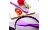 Лопатка гнучка Kitchen Craft COLOUR WORKS, фіолетова, силікон, 27,5 см - 3