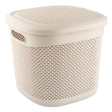 Корзина для хранения UCS DROP DESIGN прямоугольная 15л кремовая (UCS-166007) - 1 Корзина для хранения UCS DROP DESIGN прямоугольная 15л кремовая (UCS-166007) - 1