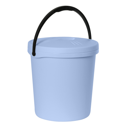 Відро пластикове Plast Team із кришкою 16л блакитне (TEA-2062.3) - 1