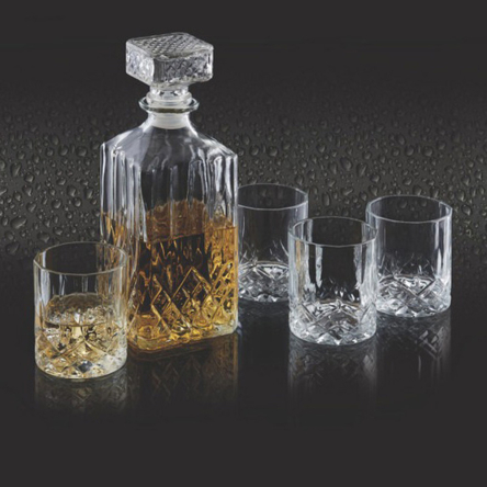 Набор для виски Kitchen Craft BARCRAFT, стекло, 5 пр. - 5
