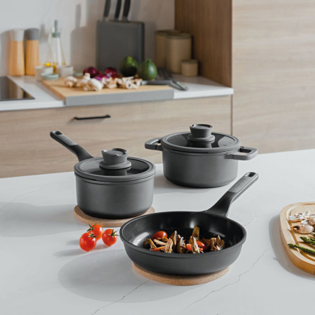 Набір посуду з антипригарним покриттям BergHOFF LEO STONE+5 предметів (3950600) - 4