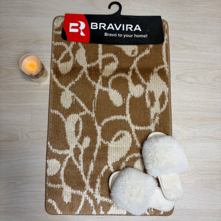 Килимок TM Bravira серія Classik (50х80см) бежевий Beige, поліпропілен (CLC202010 ) - 1