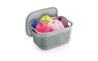Кошик для зберігання UCS KNIT DESIGN прямокутний з кришкою 28.5х20х12.5 6л сірий металік (UCS-66000.2) - 2