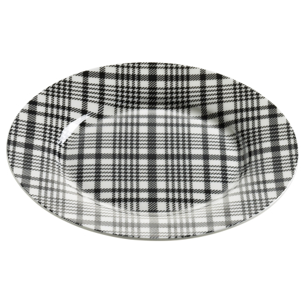S82005 Тарілка Tartan ART DECO порцелянова, діам. 20 см - 1 S82005 Тарілка Tartan ART DECO порцелянова, діам. 20 см - 1