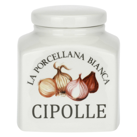 P0126350CD Банка для цибулі La Porcellana Bianca CONSERVA, порцеляна, 3,5 л - 1