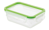 Ємність для морозилки Rotho CLIC & LOCK прозора із салатовою кришкою 0.75л (RTH-11623) - 1 Ємність для морозилки Rotho CLIC & LOCK прозора із салатовою кришкою 0.75л (RTH-11623) - 1