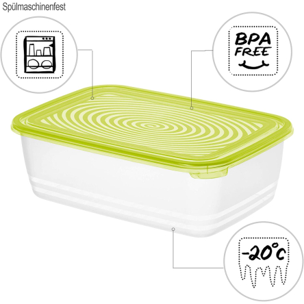 Контейнер пластиковый Rotho SUNSHINE для хранения продуктов 3.7л (RTH-17241) - 3