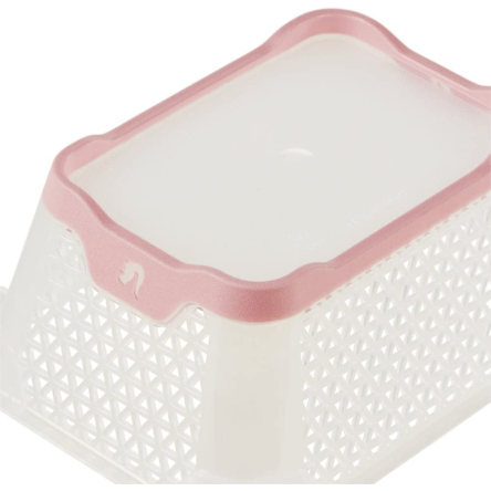 Корзина для хранения Keeeper Jonas А-7 прозрачный/розовый (КЕЕ-370.1) - 5