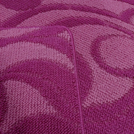 Набор ковриков TM Bravira серия Crossloop (55х90, 45х55см) Pink, полипропилен (LLP202493) - 3