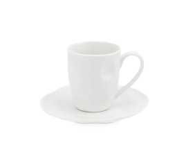 U10077009U00 Чашка для кави з блюдцем La Porcellana Bianca LUNIA, 110 мл