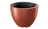 Горшок для цветов Prosperplast HEOS с вкладышем 30х23см медный (89274-7598) - 2