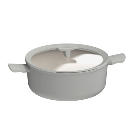 Кастрюля с антипригарным покрытием BergHOFF LEO BALANCE Moonmist, диаметр 28см, 6.2л (3950431) - 1 Кастрюля с антипригарным покрытием BergHOFF LEO BALANCE Moonmist, диаметр 28см, 6.2л (3950431) - 1