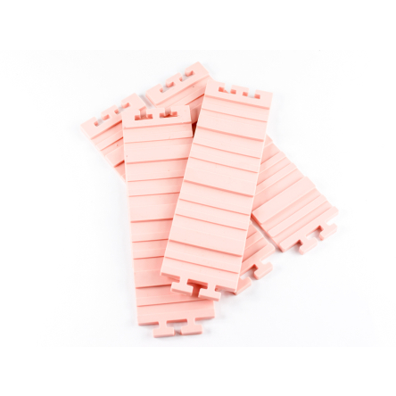 Форма силиконовая MysSilicone для выпечки разъемная 4шт 5.5х19см розовая (MYS-41144) - 5