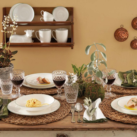 P005800003 Тарілка для салату La Porcellana Bianca DINTORNO, порцеляна, діам. 20 см - 4