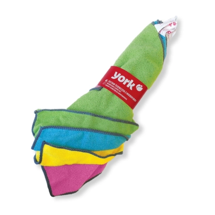 Набор салфеток из микрофибры YORK 4шт(YR-2618) - 1