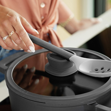 Сотейник BergHOFF с антипригарным покрытием LEO STONE с двумя ручками диаметр 28см, 4.7л (3950304) - 2