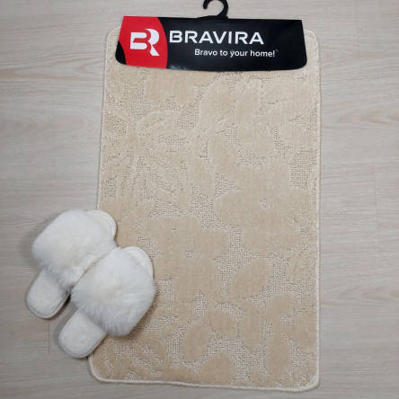 Коврик TM Bravira серия Classik (50х80см) бежевый Beige, полипропилен (CLT202108-153) - 1