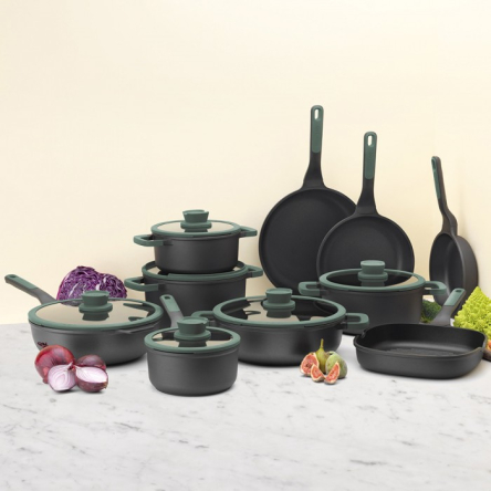 Кастрюля с антипригарным покрытием BergHOFF LEO FOREST, диаметр 24см, 5.6л (3950400) - 2