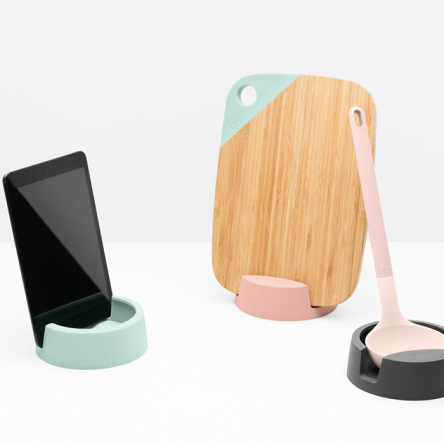 Підставка для кухонних аксесуарів LEO, рожева - 2