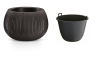 Горщик для квітів Prosperplast BETON BOWL із вкладишем 29х19.5см чорний (65919-411) - 2 Горщик для квітів Prosperplast BETON BOWL із вкладишем 29х19.5см чорний (65919-411) - 2