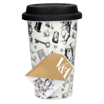 Кухоль дорожня CreativeTops ALICE IN WONDERLAND, порцеляна, 350 мл - 2