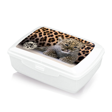 Ємність для сніданку дитяча BRANQ двосекційна з малюнком тигр 1.3л (BRQ -1950.3) - 1 Ємність для сніданку дитяча BRANQ двосекційна з малюнком тигр 1.3л (BRQ -1950.3) - 1