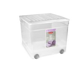 Скринька для зберігання 33л TEXTILE BOX на колесах (CUR-3001)