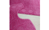 Набір килимків TM Bravira серія Classik (50х80, 40х50см) Fuchsia, поліпропілен (CLT202012-166) - 4