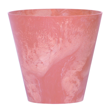 Горщик для квітів Prosperplast TUBUS EFFECT 30х30х28см круглий мармуровий терра (66084-624) - 1 Горщик для квітів Prosperplast TUBUS EFFECT 30х30х28см круглий мармуровий терра (66084-624) - 1