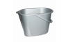 Ведро пластиковое YORK МОП 10л прямоугольный металлик (YR-2079-2) - 1 Ведро пластиковое YORK МОП 10л прямоугольный металлик (YR-2079-2) - 1