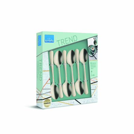 Набір ложок для кави Amefa AUSTIN CHAMPAGNE, 6 пр. - 2 Набір ложок для кави Amefa AUSTIN CHAMPAGNE, 6 пр. - 2