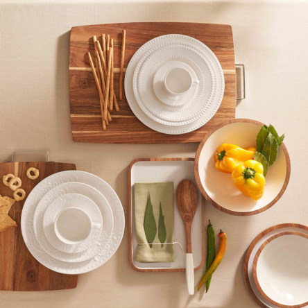 P00510CA06 Набор чашек для кофе с блюдцами La Porcellana Bianca COLLINA, фарфор, 100 мл, 6 пр. - 4