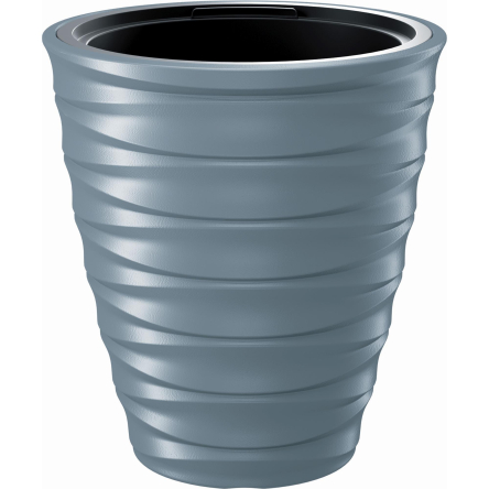 Горщик для квітів Prosperplast FREZE 40х40х41.9см із вкладишем світло-сірий (61406-443) - 3 Горщик для квітів Prosperplast FREZE 40х40х41.9см із вкладишем світло-сірий (61406-443) - 3
