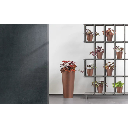 Горшок для цветов Prosperplast TUBUS CORTEN 40х40х37.3см круглый бронза (65834-7601) - 3 Горшок для цветов Prosperplast TUBUS CORTEN 40х40х37.3см круглый бронза (65834-7601) - 3