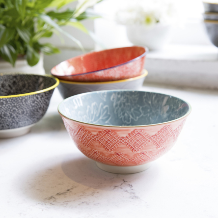 Миска Kitchen Craft GREY FLORAL, кераміка, діам. 16 см, 500 мл - 2 Миска Kitchen Craft GREY FLORAL, кераміка, діам. 16 см, 500 мл - 2