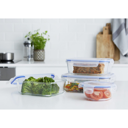 Місткість скляна Plast Team LYNGBY кругла 0.4л (TEA-5330) - 2 Місткість скляна Plast Team LYNGBY кругла 0.4л (TEA-5330) - 2