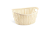 Корзина для хранения UCS KNIT DESIGN овальная 3.3л кремовая (UCS-116705) - 1