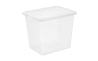 Ящик для хранения Plast Team BASIC с крышкой 31л прозрачный (TEA-2297) - 1